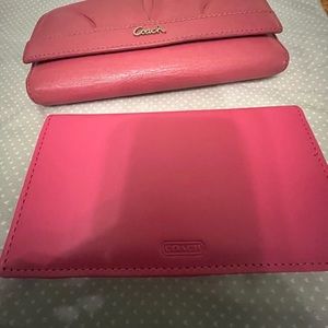 Coach Trifold Wallet with Checkbook Cover